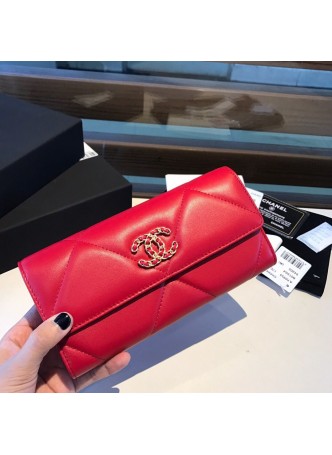 CHANEL 19 LONG WALLET